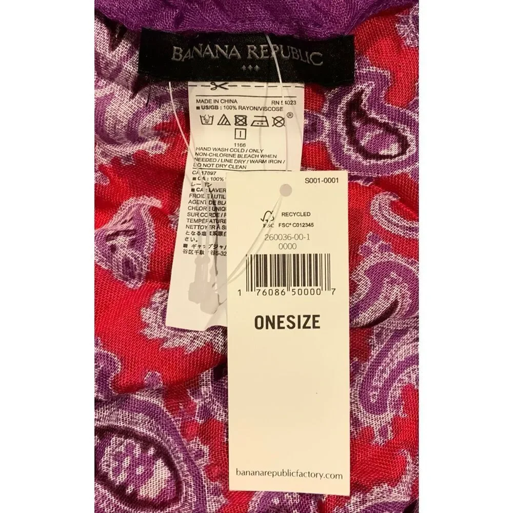 Banana republic scarf NWT